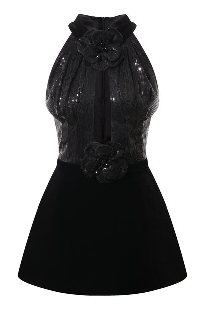 Black top with sequins