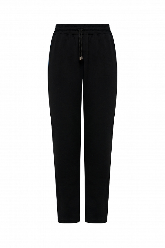 Tapered black fouter pants