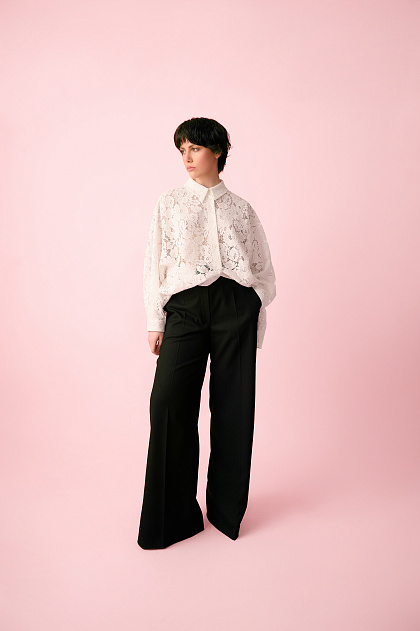 White lace blouse